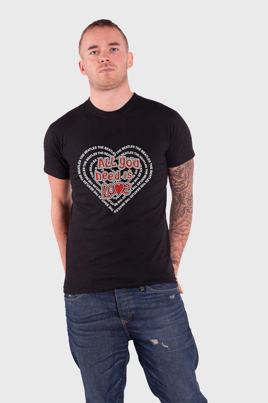 The Beatles All You Need Is Love Heart T Shirt