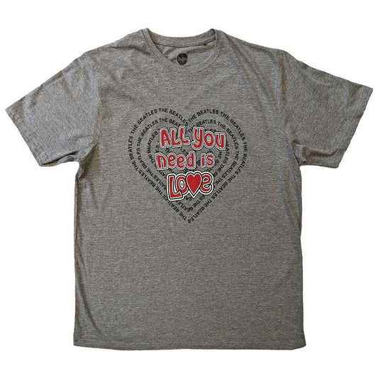 The Beatles All You Need Is Love Heart T Shirt