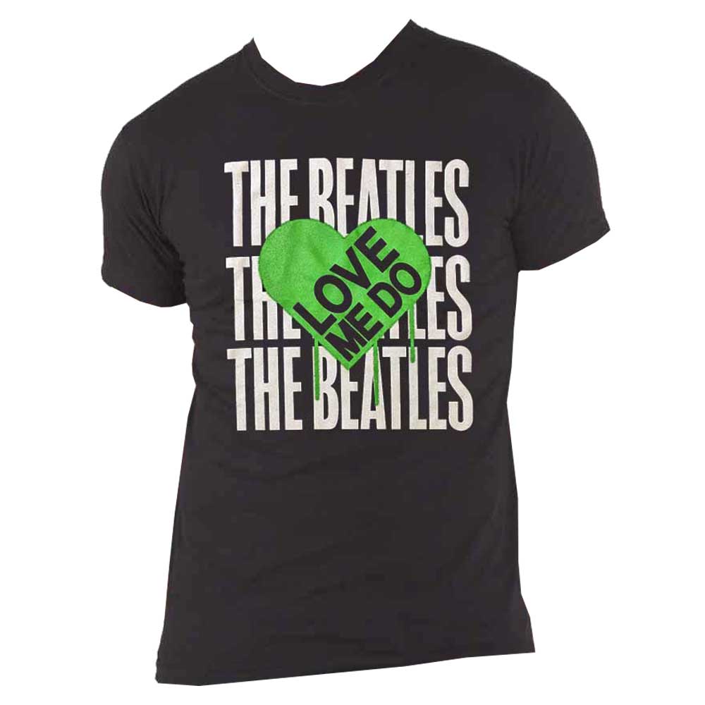 The Beatles Love Me Do Graffiti Heart T Shirt