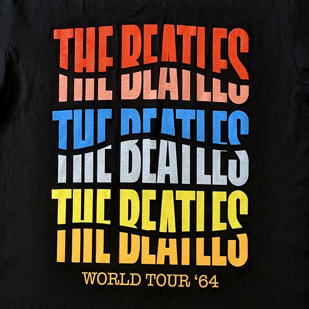The Beatles Colour Wave T Shirt