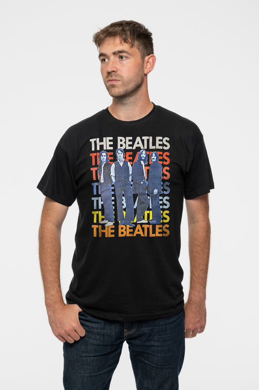 The Beatles Iconic Multicolour T Shirt