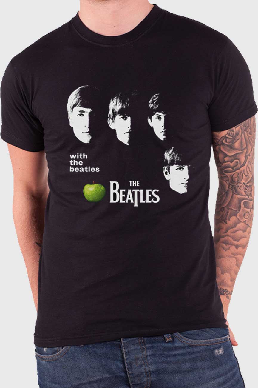 The Beatles With The Beatles Apple T Shirt