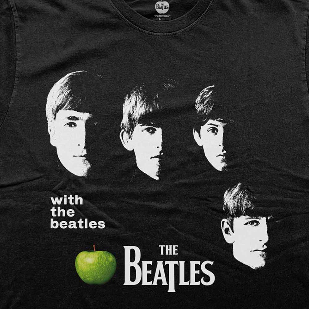 The Beatles With The Beatles Apple T Shirt