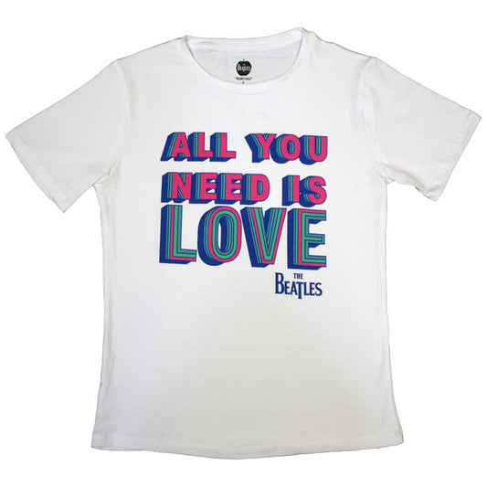 The Beatles All You Need Is Love Skinny Fit T Shirt