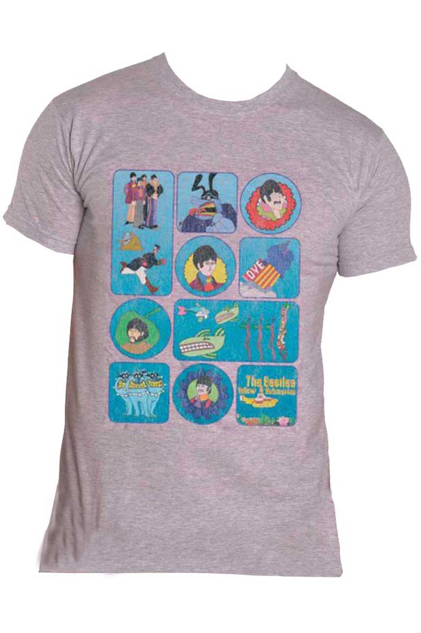 The Beatles Yellow Submarine Montage T Shirt