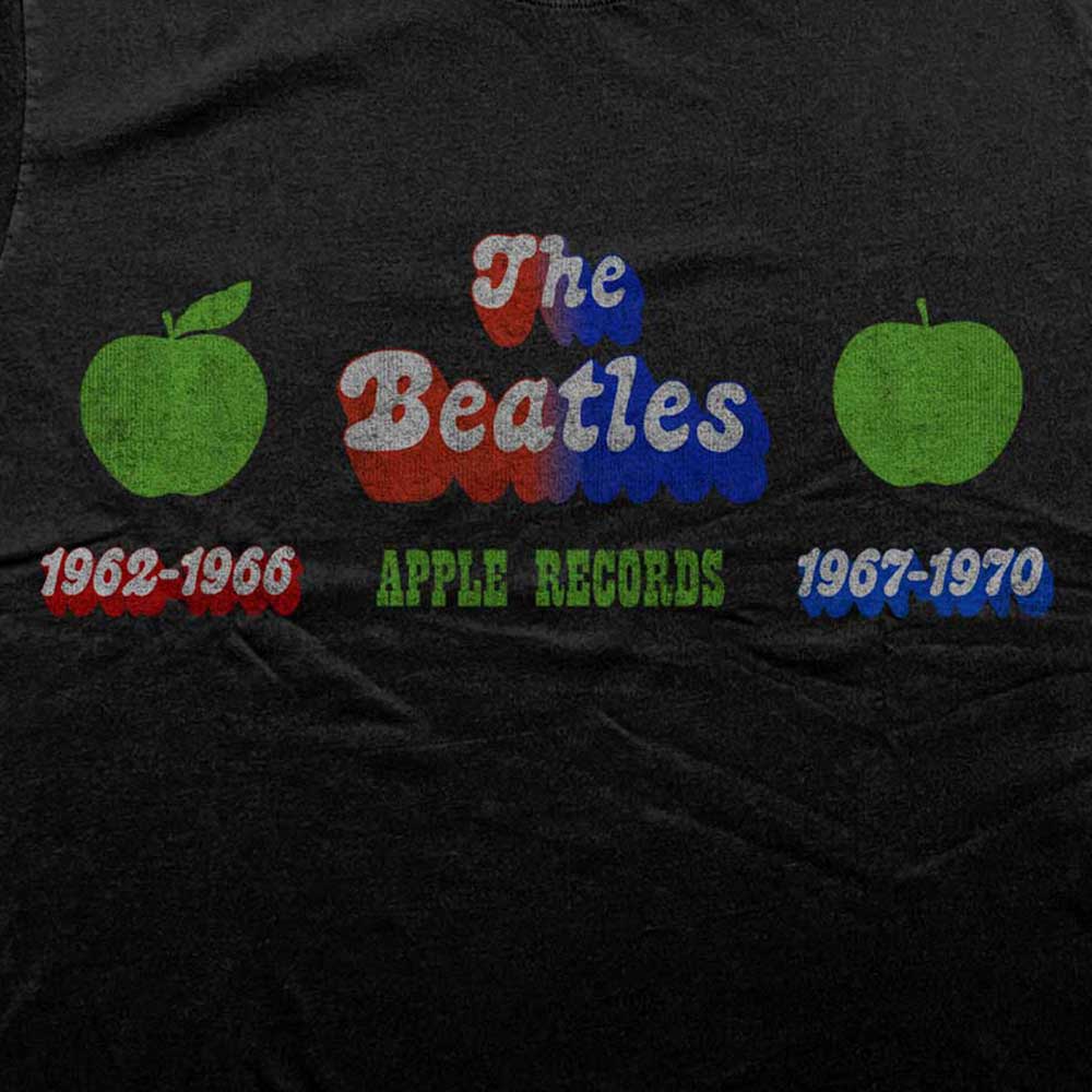 The Beatles Apple Years Blue & Red T Shirt