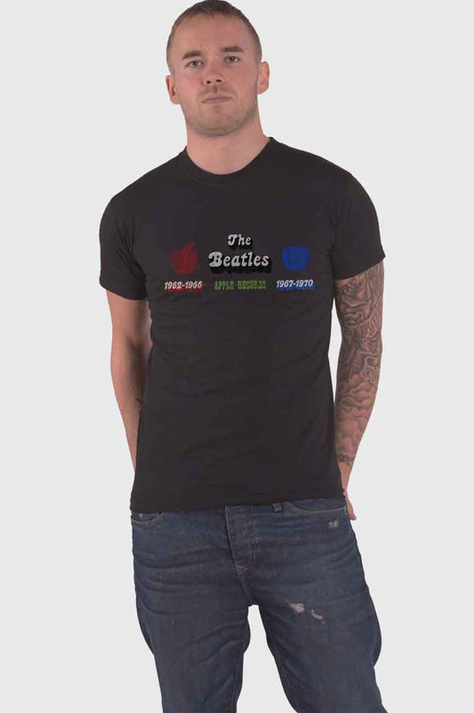 The Beatles Apple Years Blue & Red T Shirt