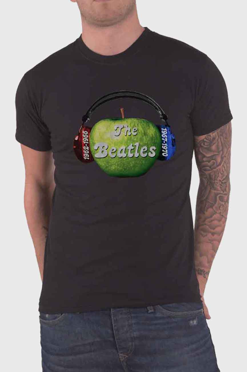 The Beatles Listen To The Beatles Blue & Red T Shirt