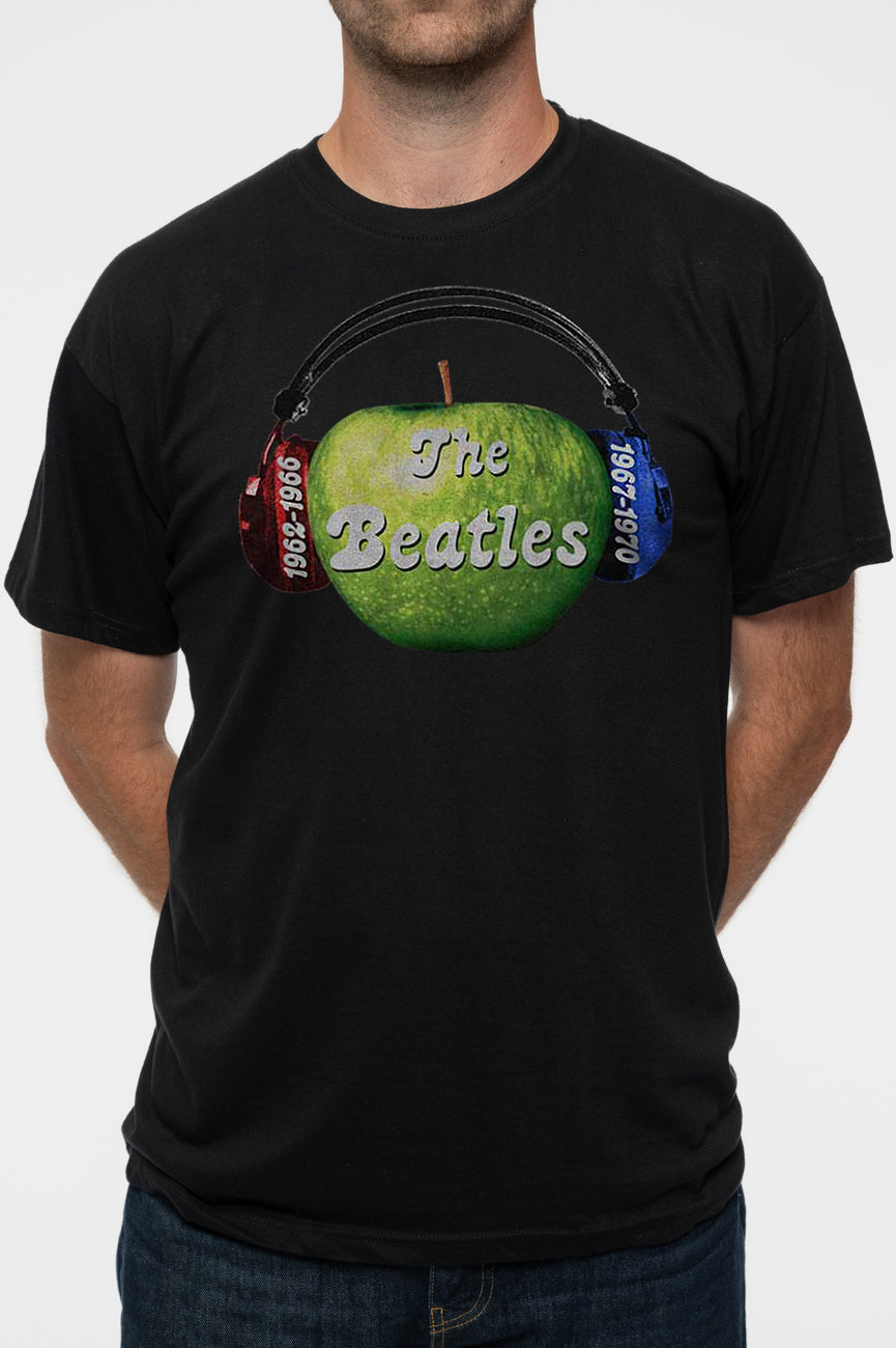 The Beatles Listen To The Beatles Blue & Red T Shirt