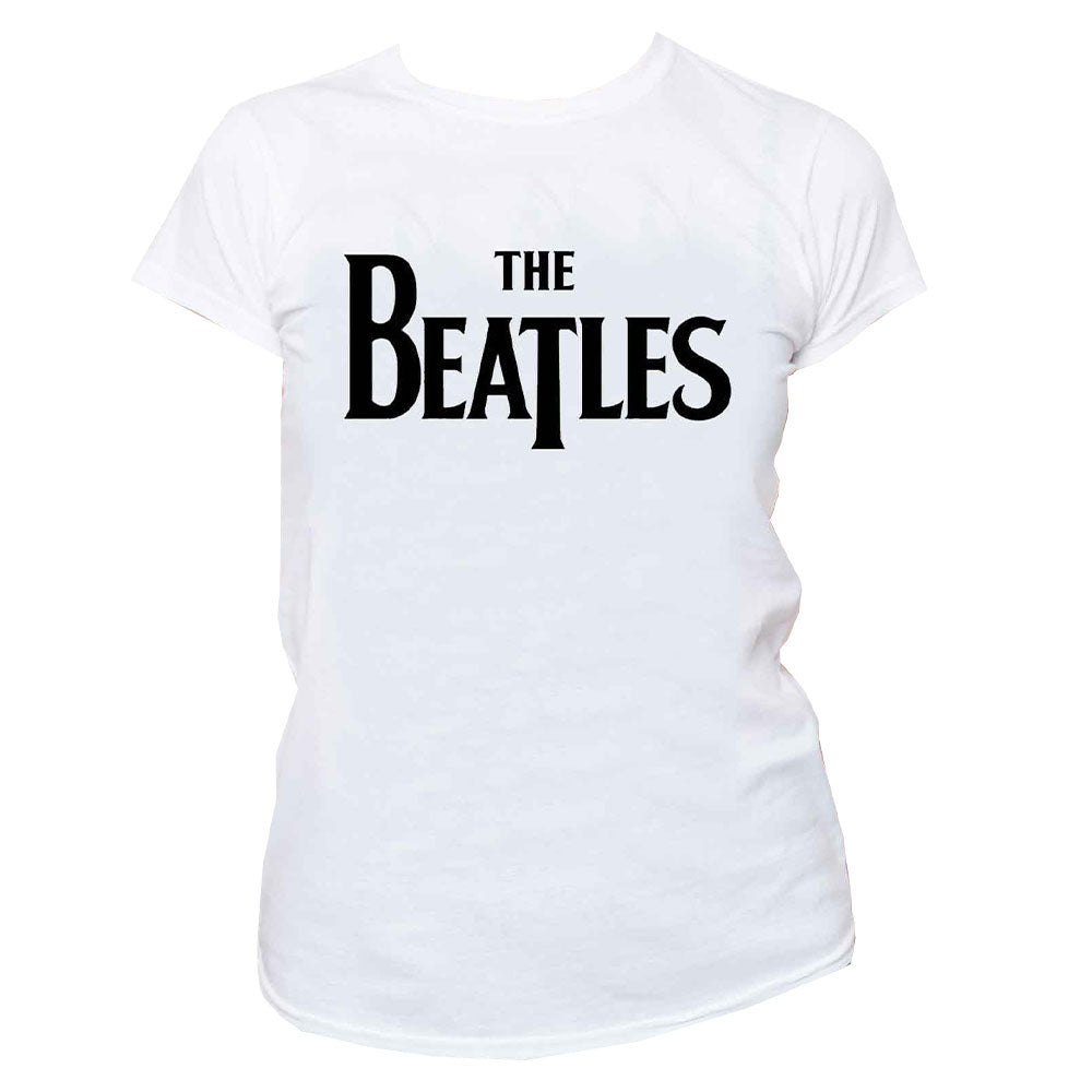 The Beatles  Drop T Band Logo Skinny Fit T Shirt