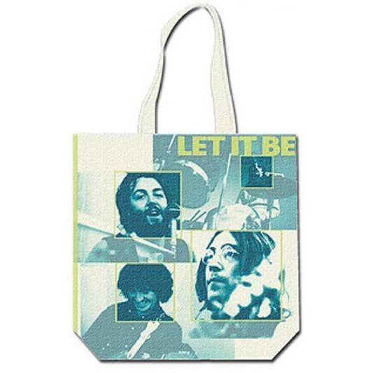 The Beatles Tote Bag Let It Be band logo New Official 38cm x 38cm