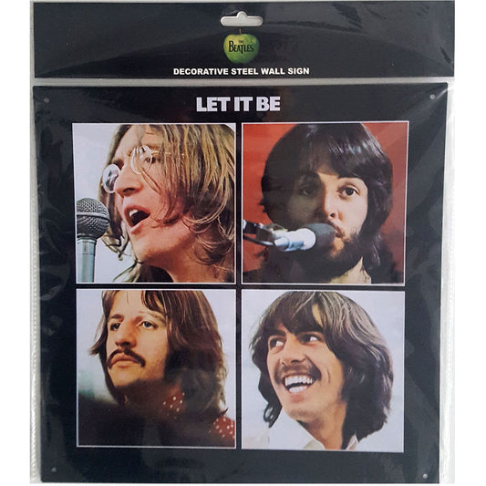 The Beatles Let it Be new Official Embossed Steel Wall Sign