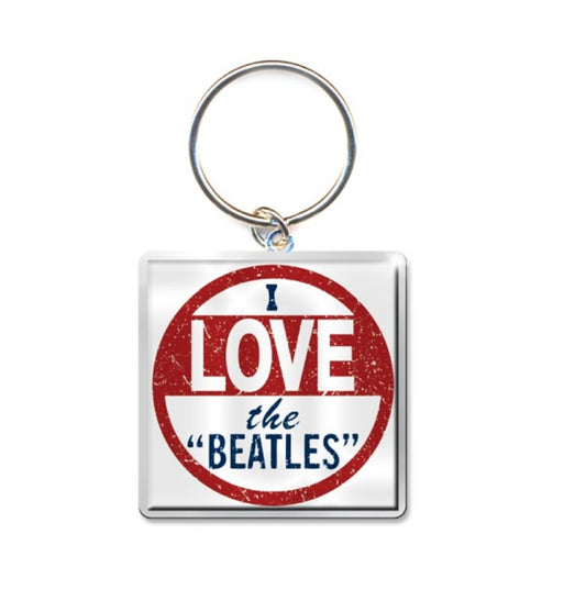 The Beatles Keyring I Love The Beatles Keychain