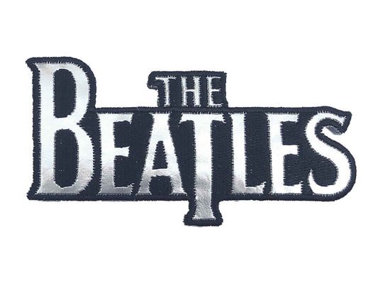 The Beatles Patch Silver Drop T Band Logo