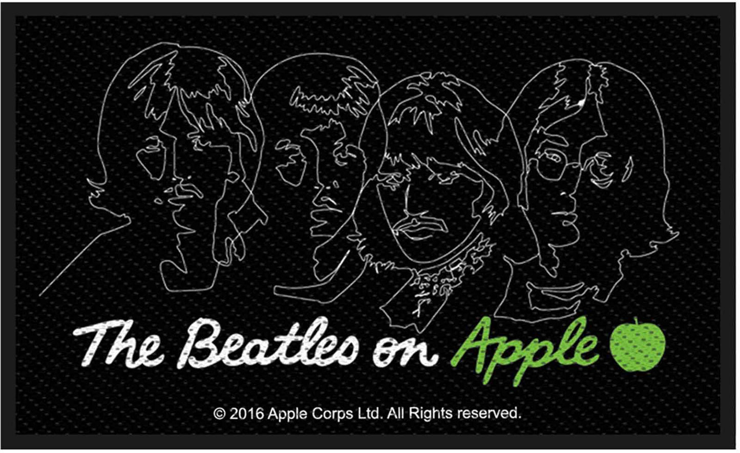 The Beatles Patch On Apple Band Logo