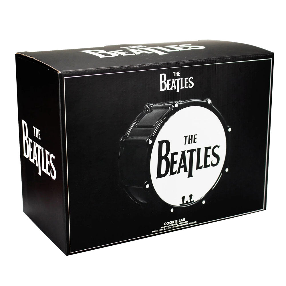 The Beatles Drum Band Logo Ceramic Cookie Jar