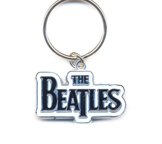 The Beatles Keyring Drop T Band Logo Keychain