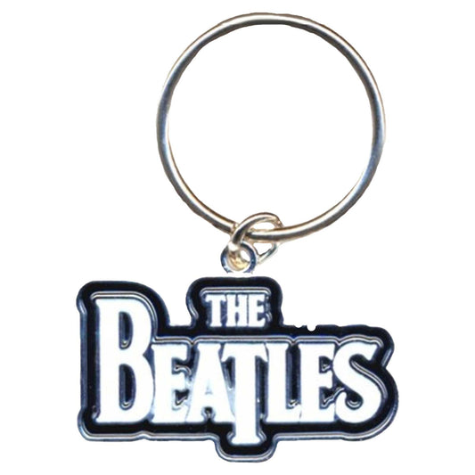 The Beatles Keyring Drop T Band Logo Keychain