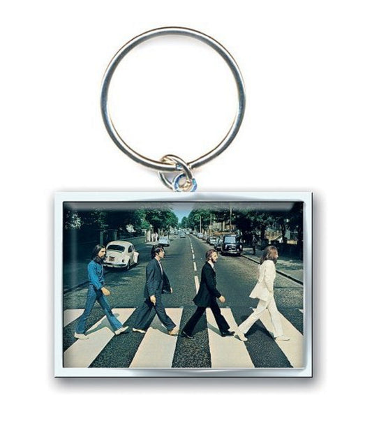 The Beatles Keyring Abbey Road Crossing Photo Keychain