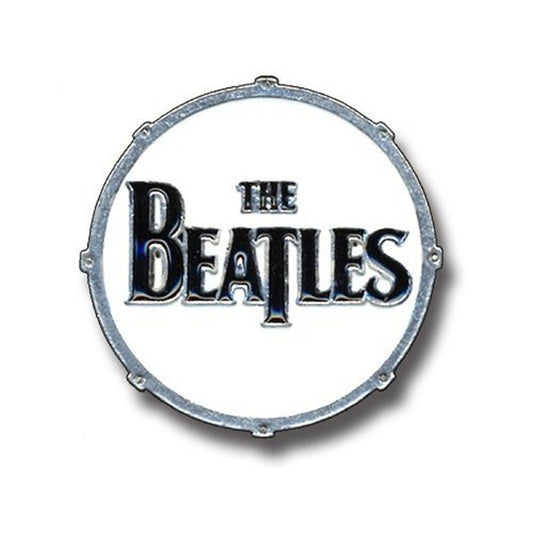 The Beatles Large Drum Logo Pin Badge