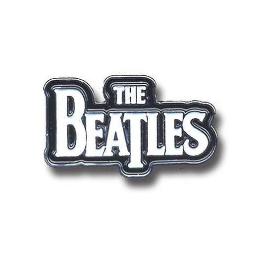 The Beatles white Drop T Pin Badge