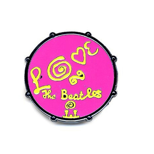 The Beatles Drum Love Pin Badge