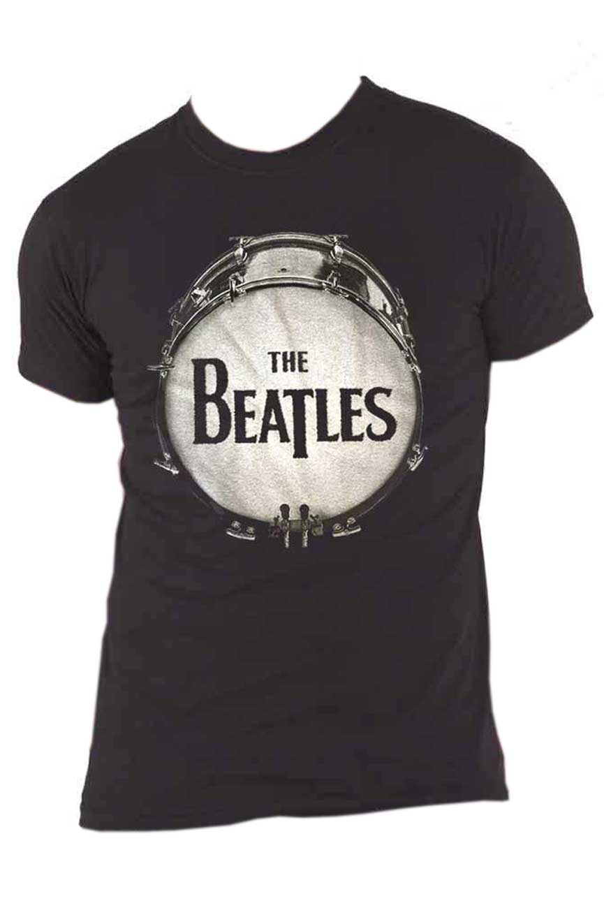 The Beatles Drop T Drum Logo Caviar Beads T Shirt