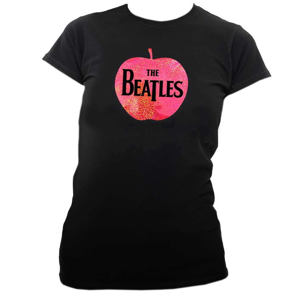 The Beatles Apple Foiled Logo Skinny Fit T Shirt