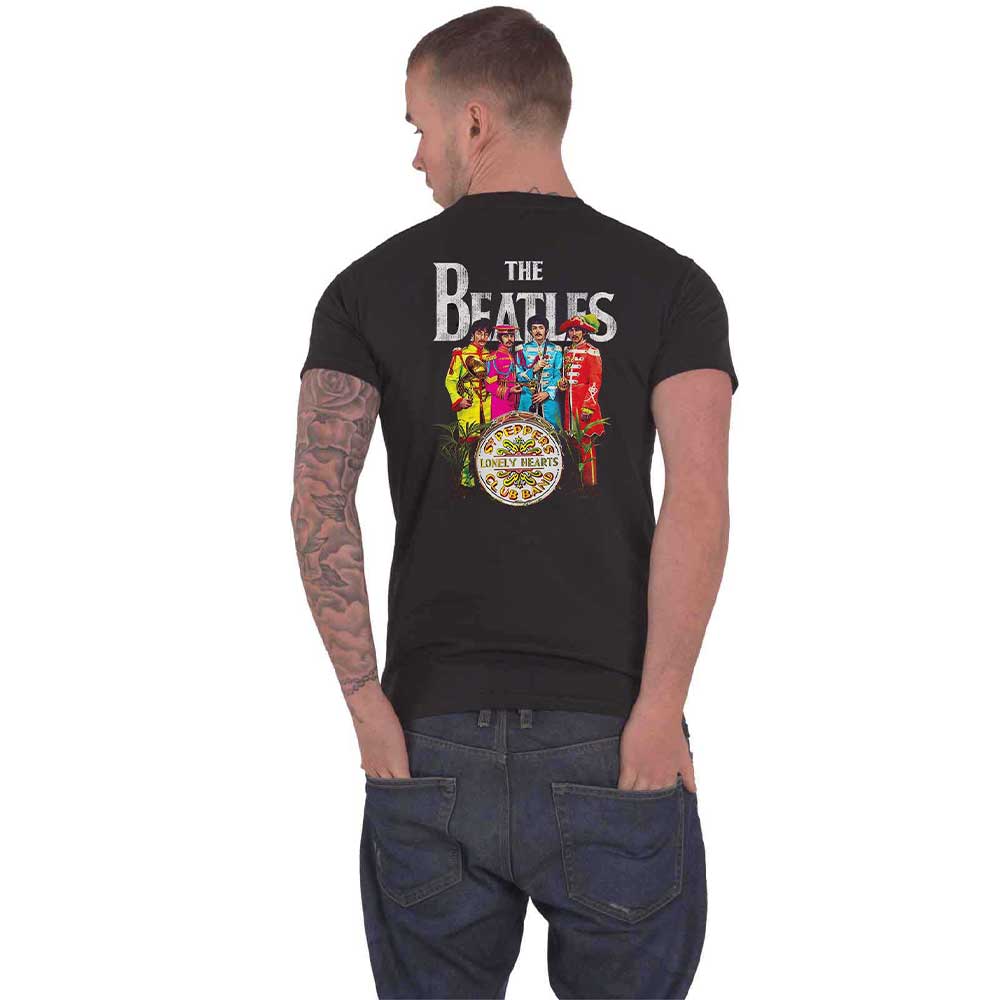 The Beatles Sgt Pepper Back Print T Shirt