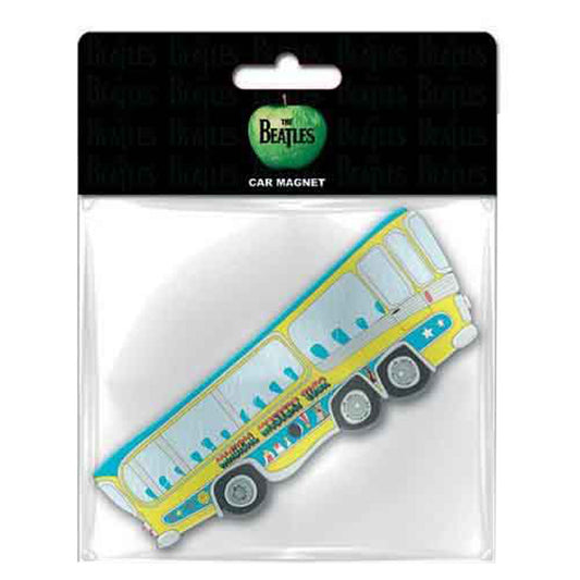 The Beatles Magical Mystery Tour Bus Car Rubber Magnet