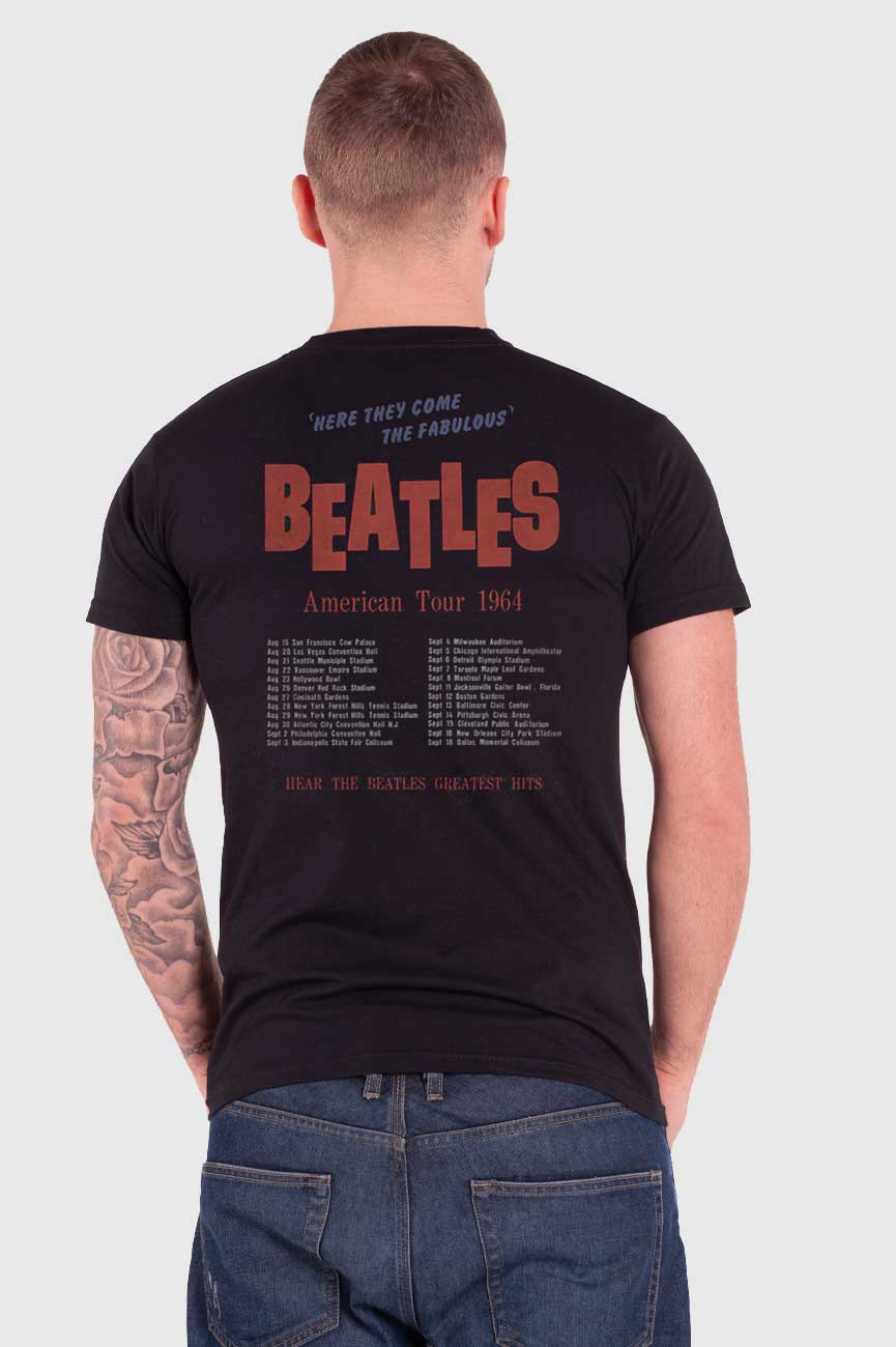 Official The Beatles T Shirt Live in Concert Cavern Club World Tour Budokan Mens
