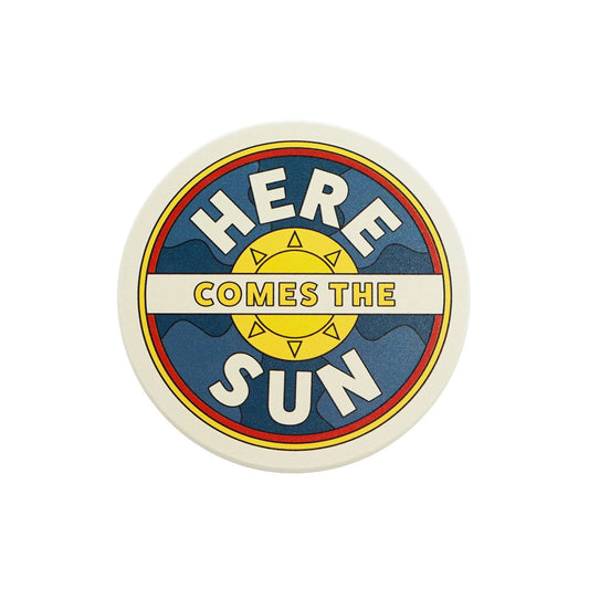 The Beatles Here Comes the Sun Coaster Single Ceramic