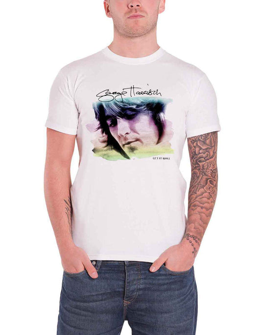 George Harrison Water Color Portrait T Shirt