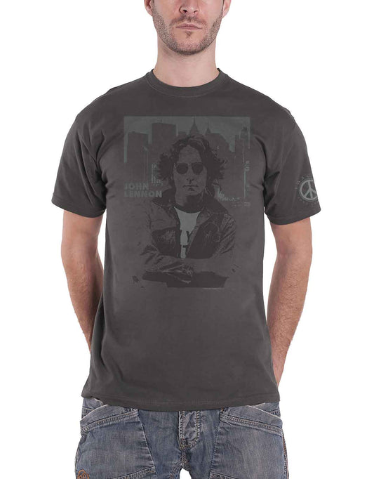 John Lennon Denim Skyline T Shirt