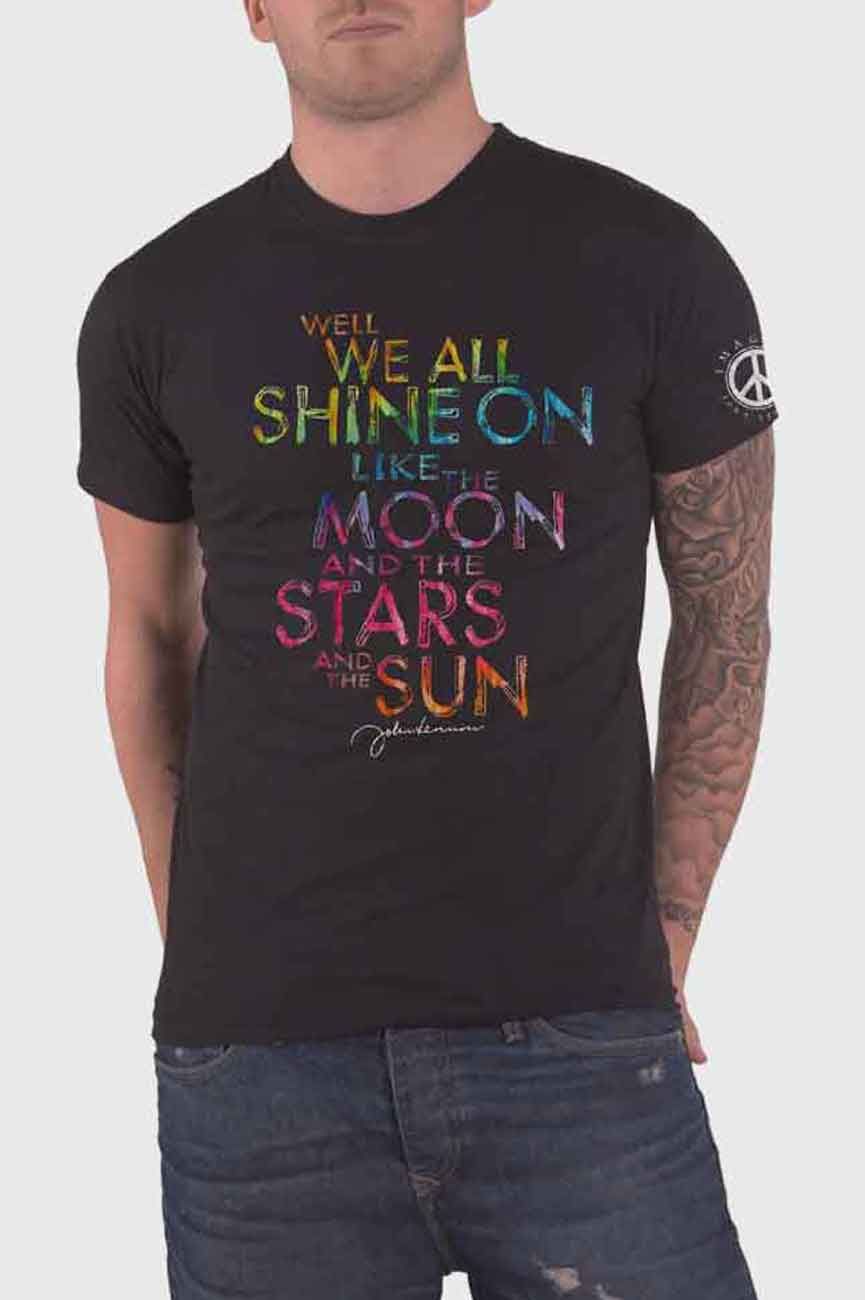John Lennon We will All Shine On T Shirt