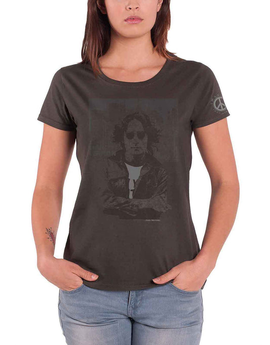 John Lennon Denim Skyline Skinny T Shirt