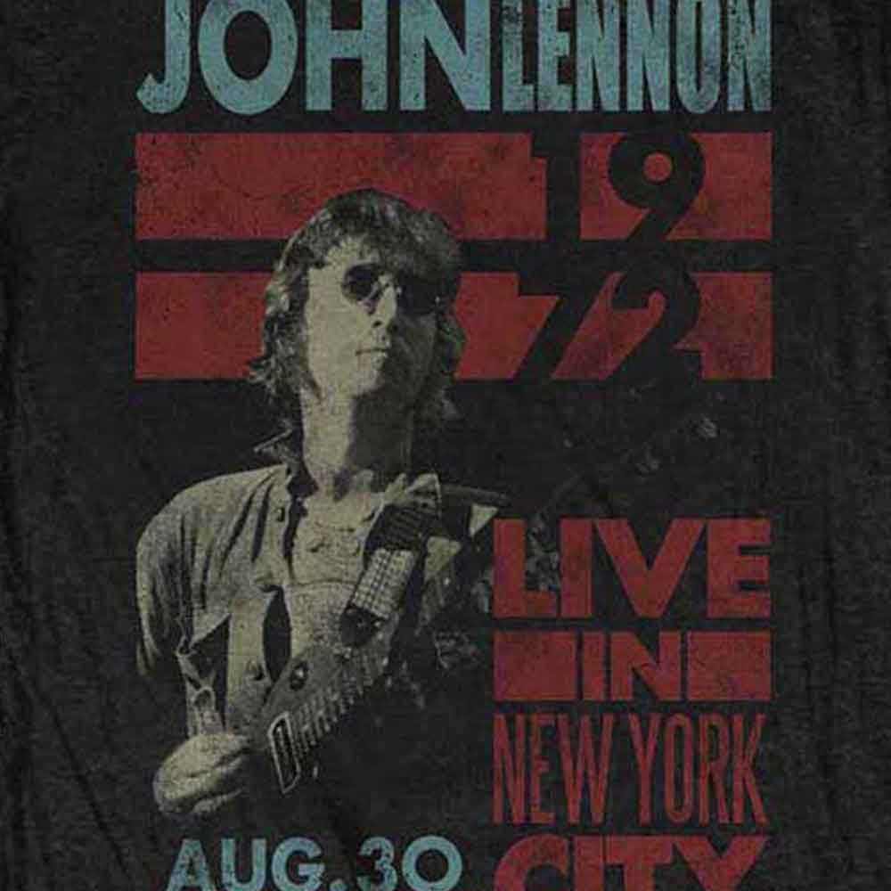 John Lennon Live in NYC 1972 Skinny Fit T Shirt