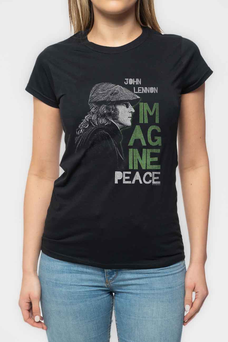John Lennon Imagine Peace Skinny Fit T Shirt