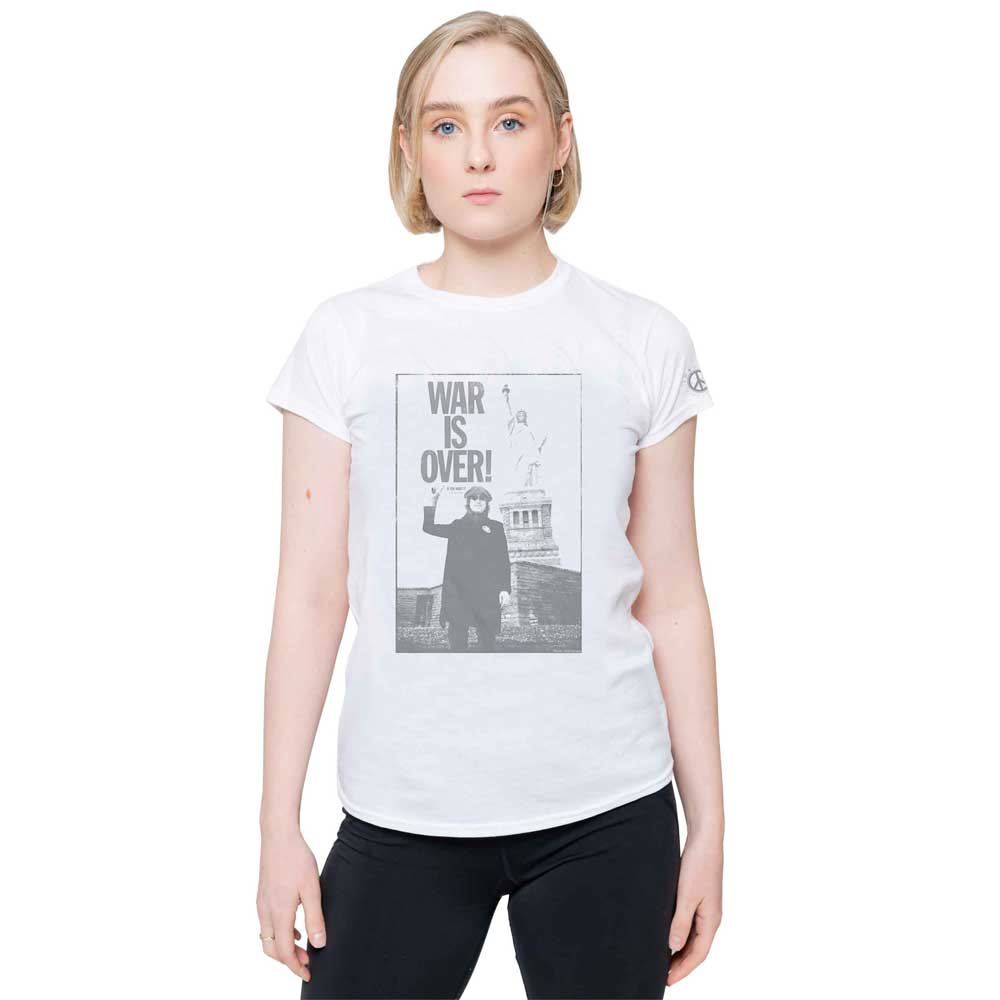 John Lennon Liberty Lady War is Over Skinny Fit T Shirt