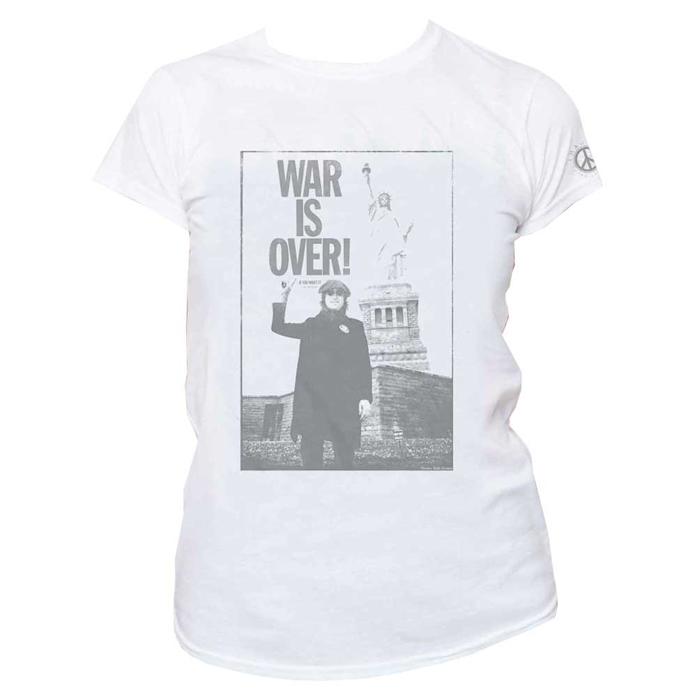 John Lennon Liberty Lady War is Over Skinny Fit T Shirt