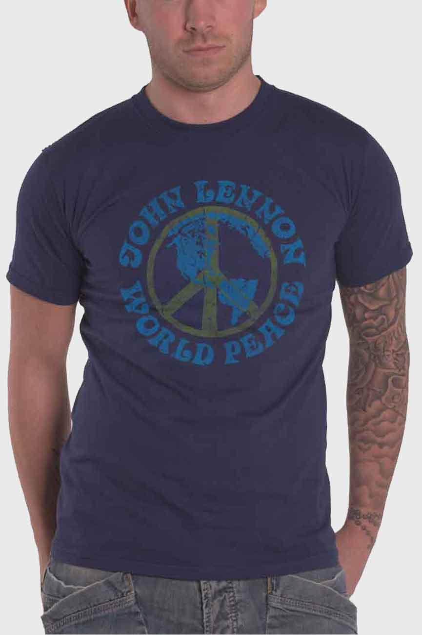 John Lennon World Peace T Shirt