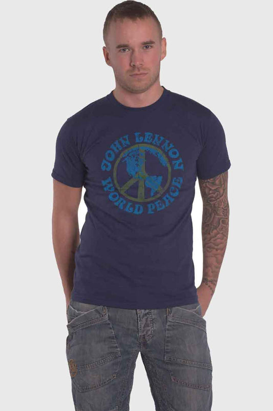 John Lennon World Peace T Shirt