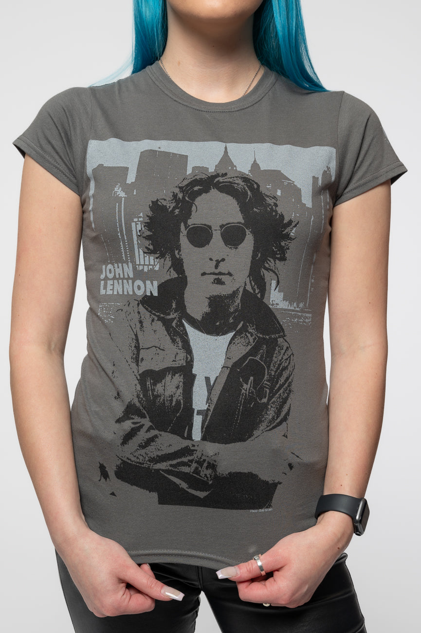 John Lennon Denim Skyline Skinny T Shirt