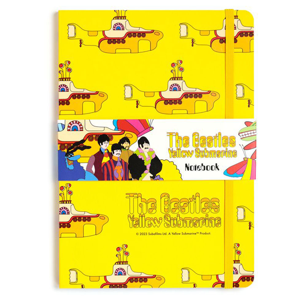 The Beatles Yellow Submarine Recycled Paper A5 Notebook