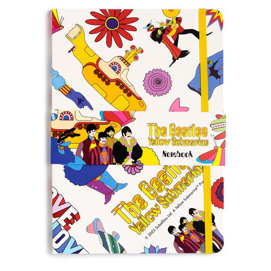 The Beatles Yellow Submarine Recycled Paper A5 Notebook