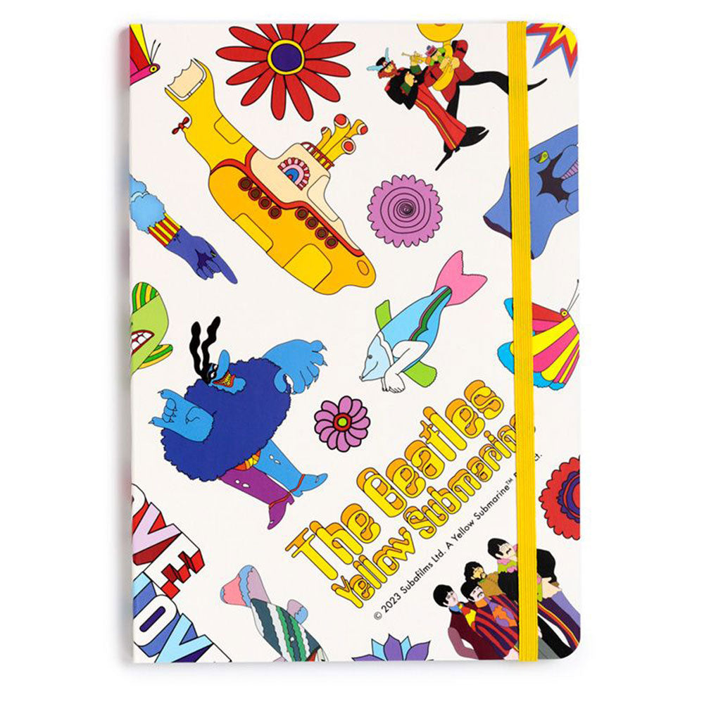 The Beatles Yellow Submarine Recycled Paper A5 Notebook