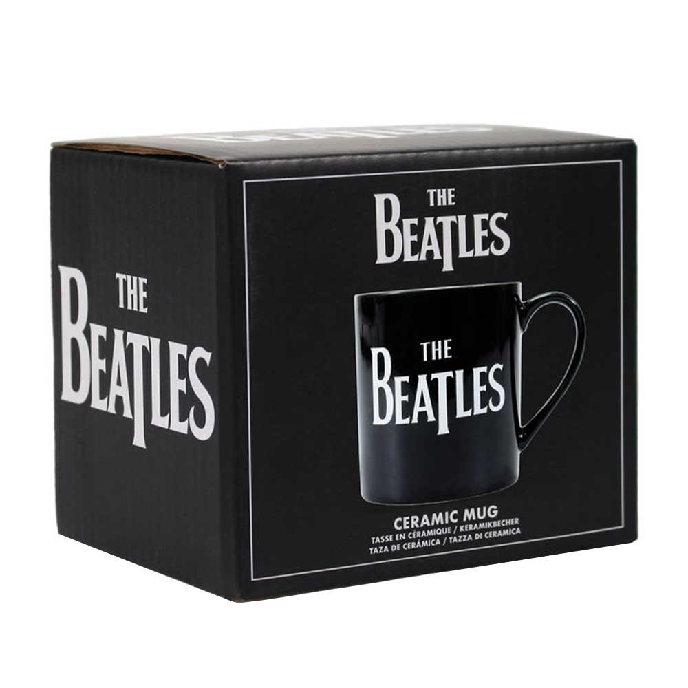 The Beatles Classic Drop T Band Logo Mug