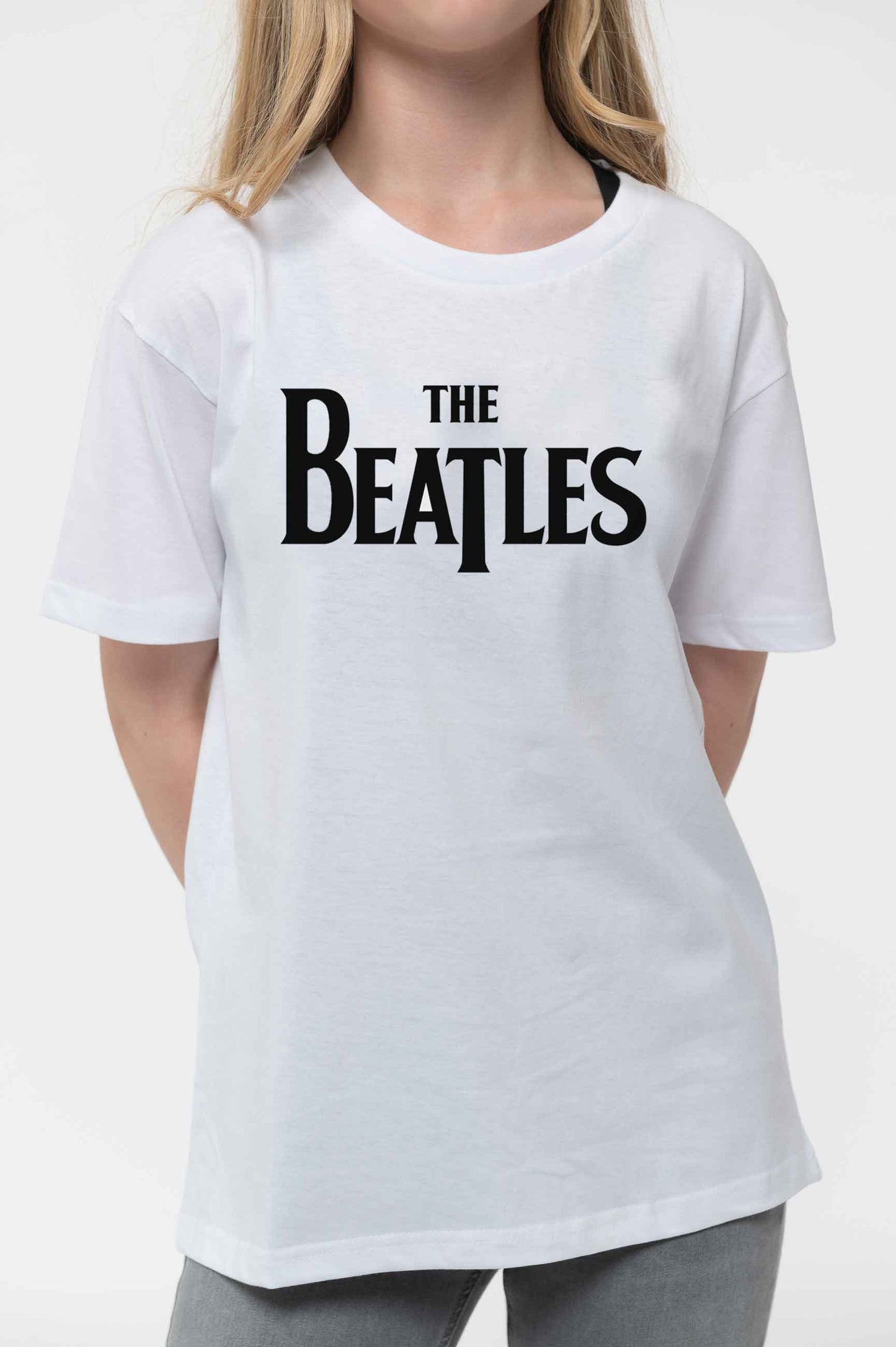 Beatles Kids Classic Band Logo T-Shirt - White Colourway