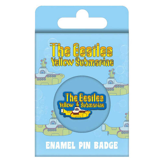 The Beatles Enamel Pin Badge The Yellow Submarine Band Logo new Official