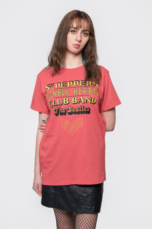 The Beatles Sgt Pepper Stacked Diamante T Shirt